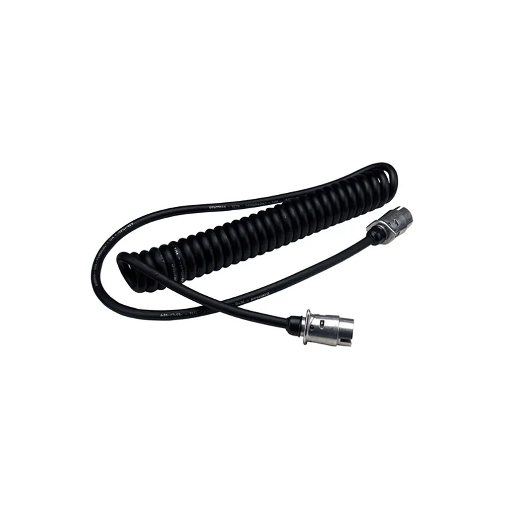 Suzi Coil, 7 Core (6 x 4mm, 1 x 5mm), Short/Long Tails with Plugs, 4.6mm - Each