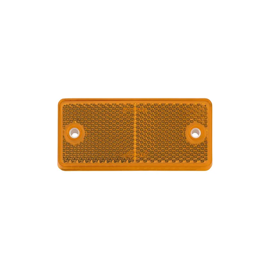 Reflector, Narva, Retro, Dual Fixing Holes, 90 x 40mm, Amber - Each