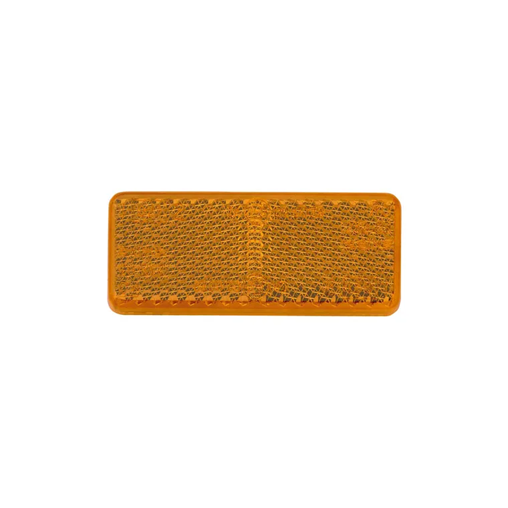 Reflector, Narva, Retro, Self Adhesive, 70 x 28mm, Amber - Each