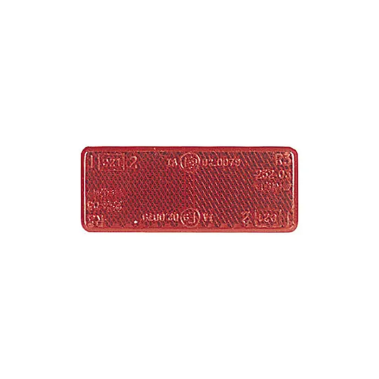 Reflector, Narva, Retro, Self Adhesive, 70 x 28mm, Red - Each