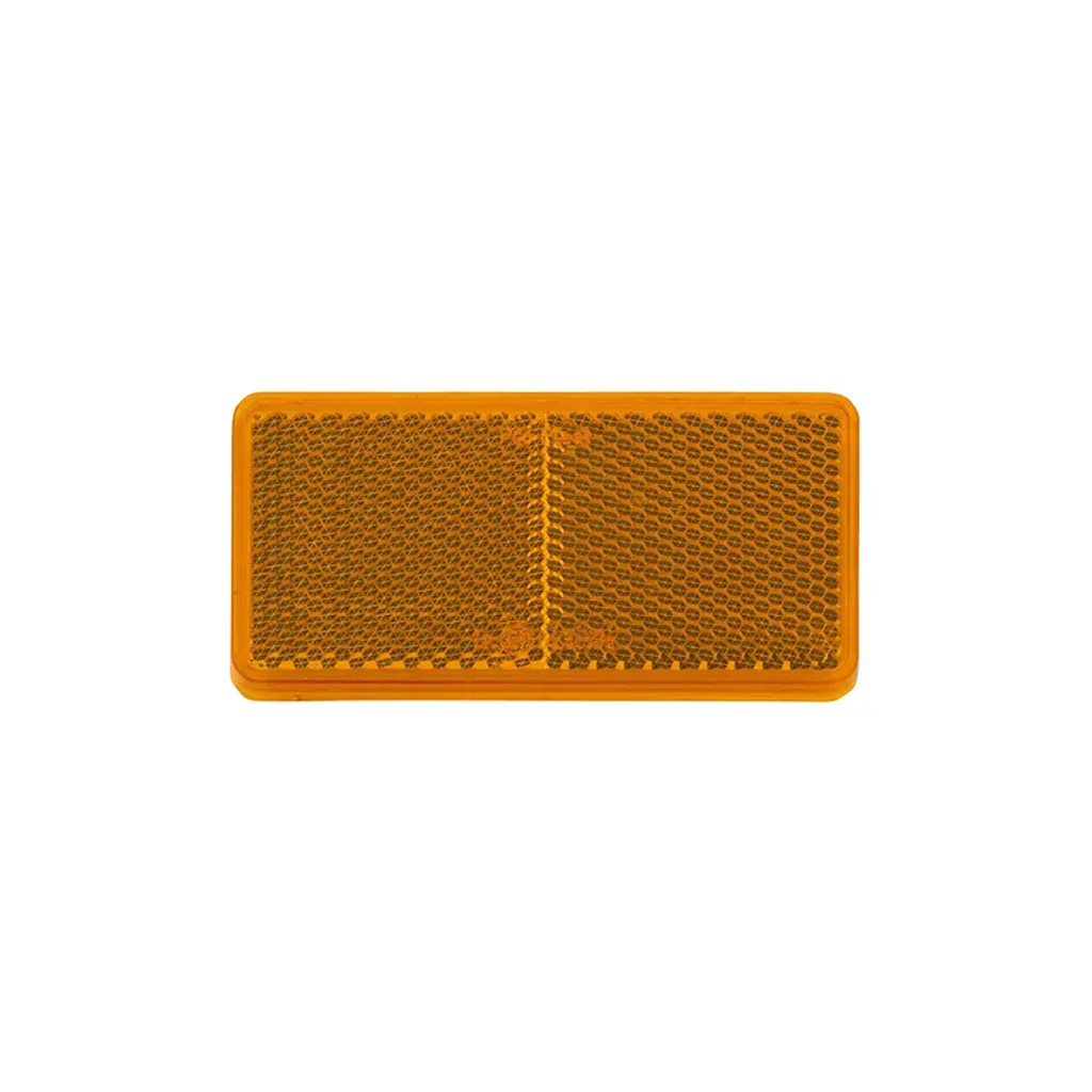 Reflector, Narva, Retro, Self Adhesive, 94 x 44mm, Amber - Each