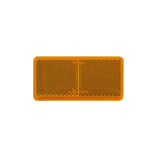 Reflector, Narva, Retro, Self Adhesive, 94 x 44mm, Amber - Each