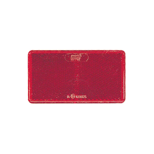 Reflector, Narva, Retro, Self Adhesive, 105 x 55mm, Red - Each