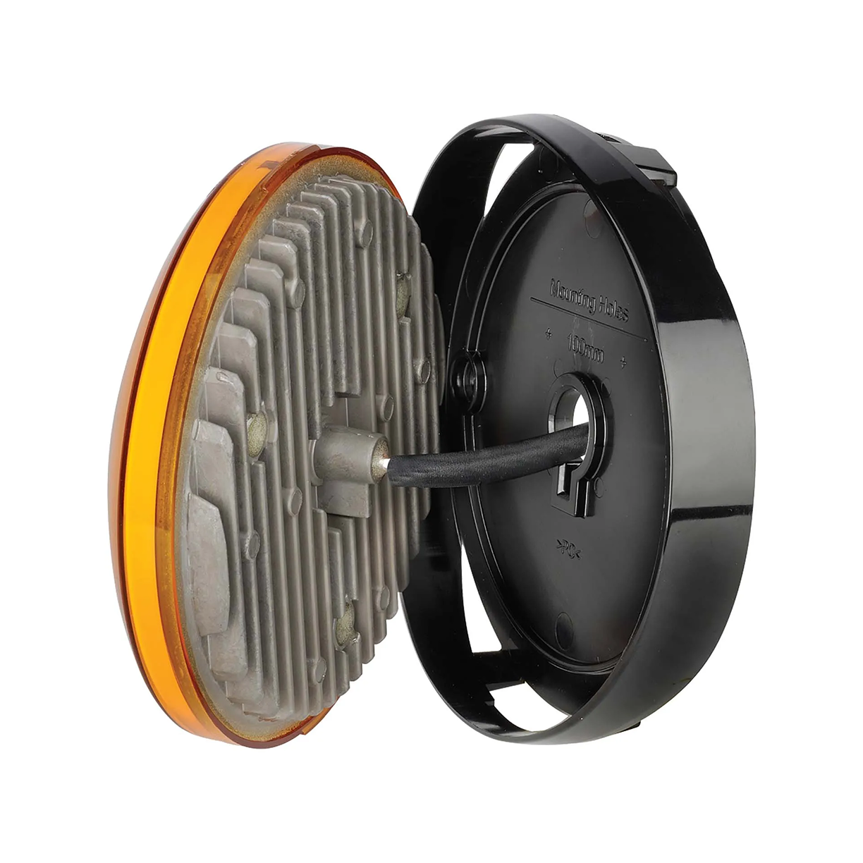 Warning Light, Narva, School Bus LED, High/Low Settings, 24v, Amber - Each