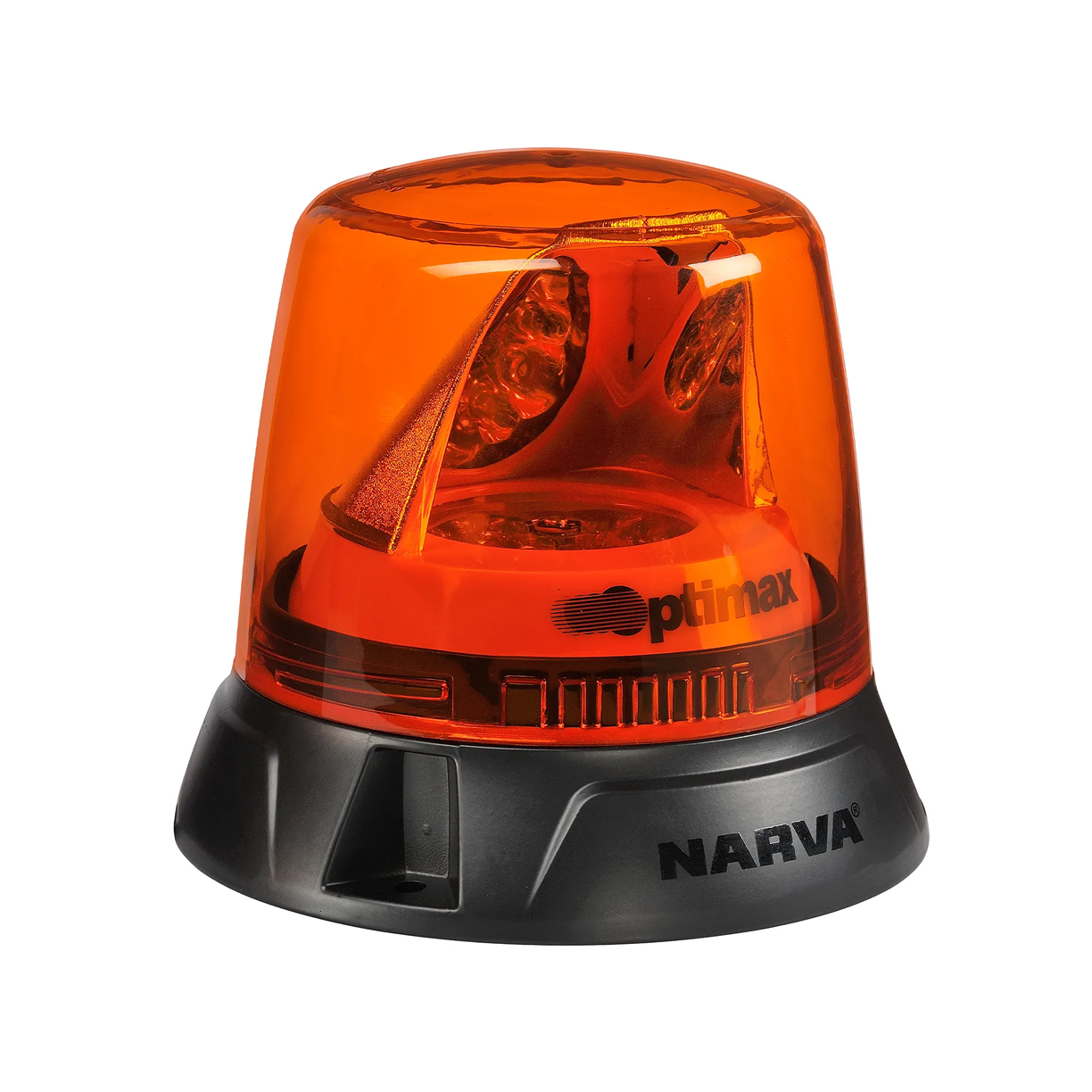 Beacon, Narva, LED, Optimax Flange, Amber, 12/24v - Each