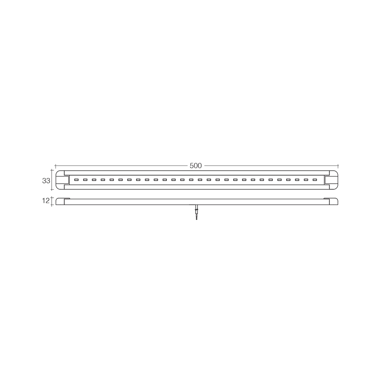 Strip Lamp, Narva, High Powered LED, 9-33v, 500mm - Each