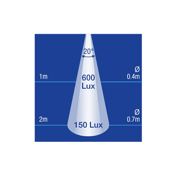 Interior Swivel Lamp, Narva, LED, Off/On Switch, Silver Satin, 10-30v, 1w - Each