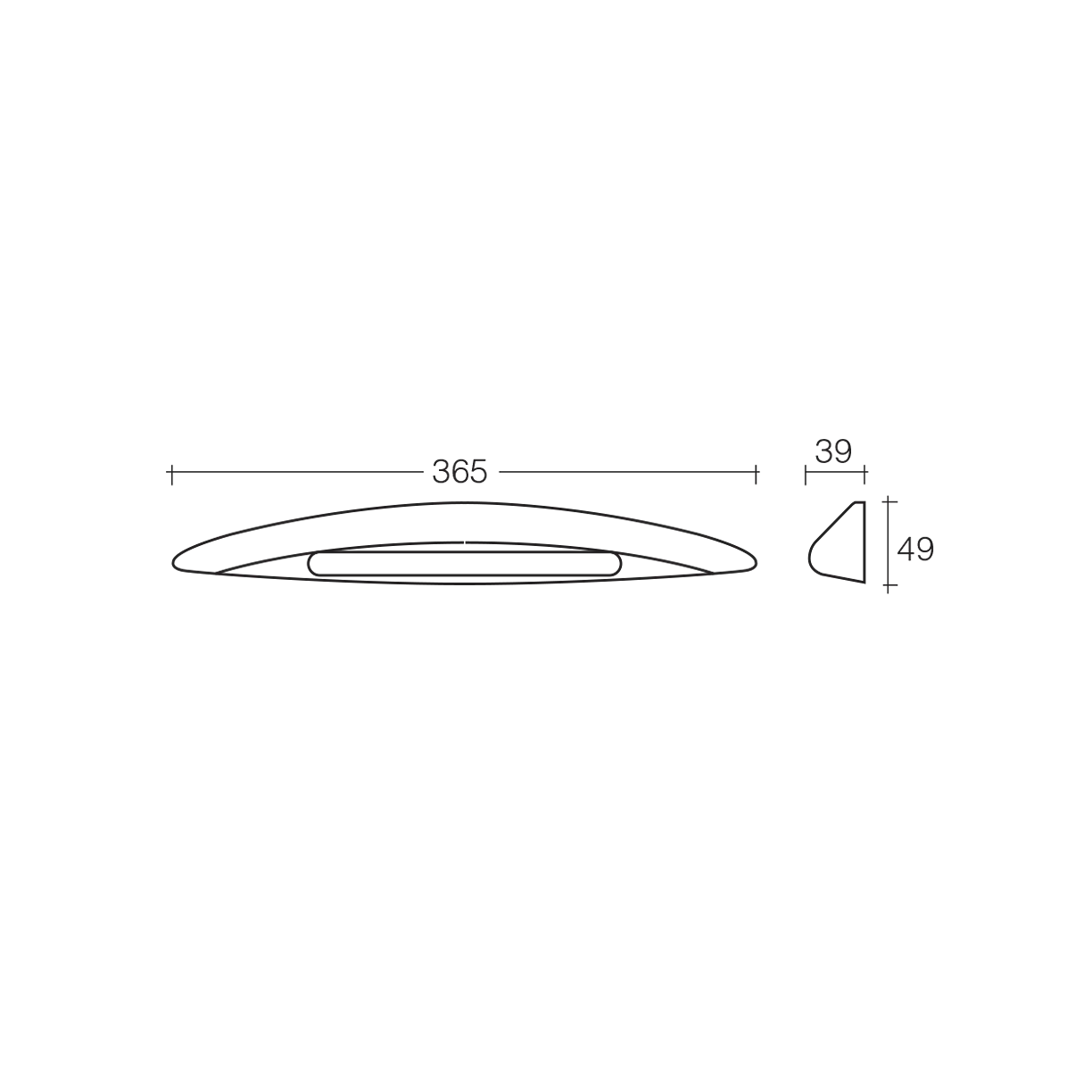 Light, Narva, Awning Lamp, White LED, 12v, 365mm - Each