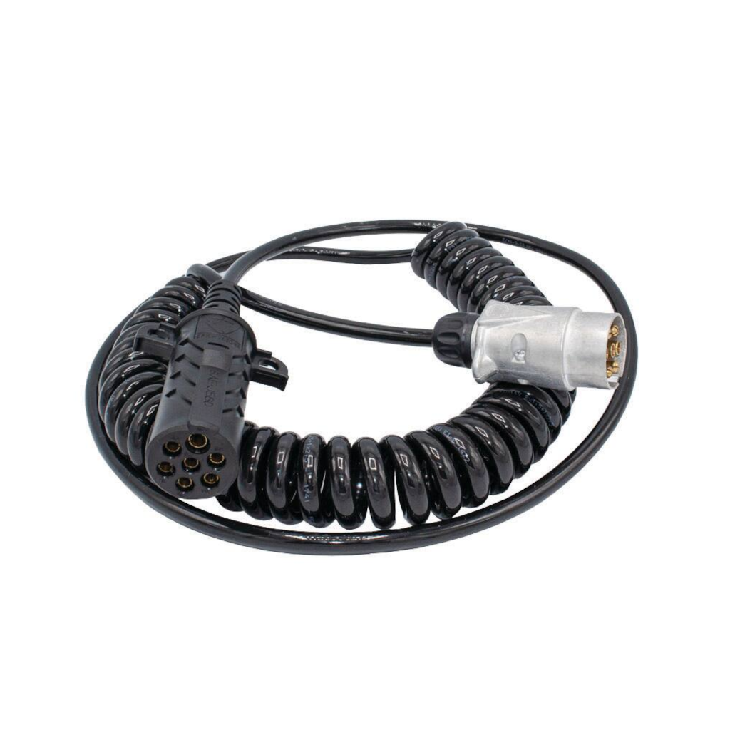Suzi Coil, Hella, (L) Tail, 7 Pin Heavy Duty Connector and 7 Pin Metal Plug, 6 x 1.5 + 1 x 1.25 - Each
