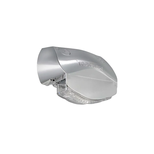 Licence Plate Lamp, Narva, 5 LED,  0.5m Cable, 9-33v, Clear, Chrome Housing - Each