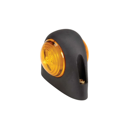 Side Direction Indicator Lamp, Narva, LED, Neoprene Body, 9-33v, Amber - Each