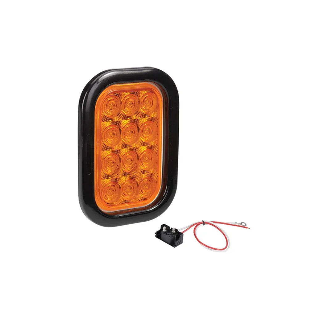 Rear Direction Indicator Lamp Kit, Narva, Model 45, LED, Vinyl Grommet, 9-33v, Amber - Each