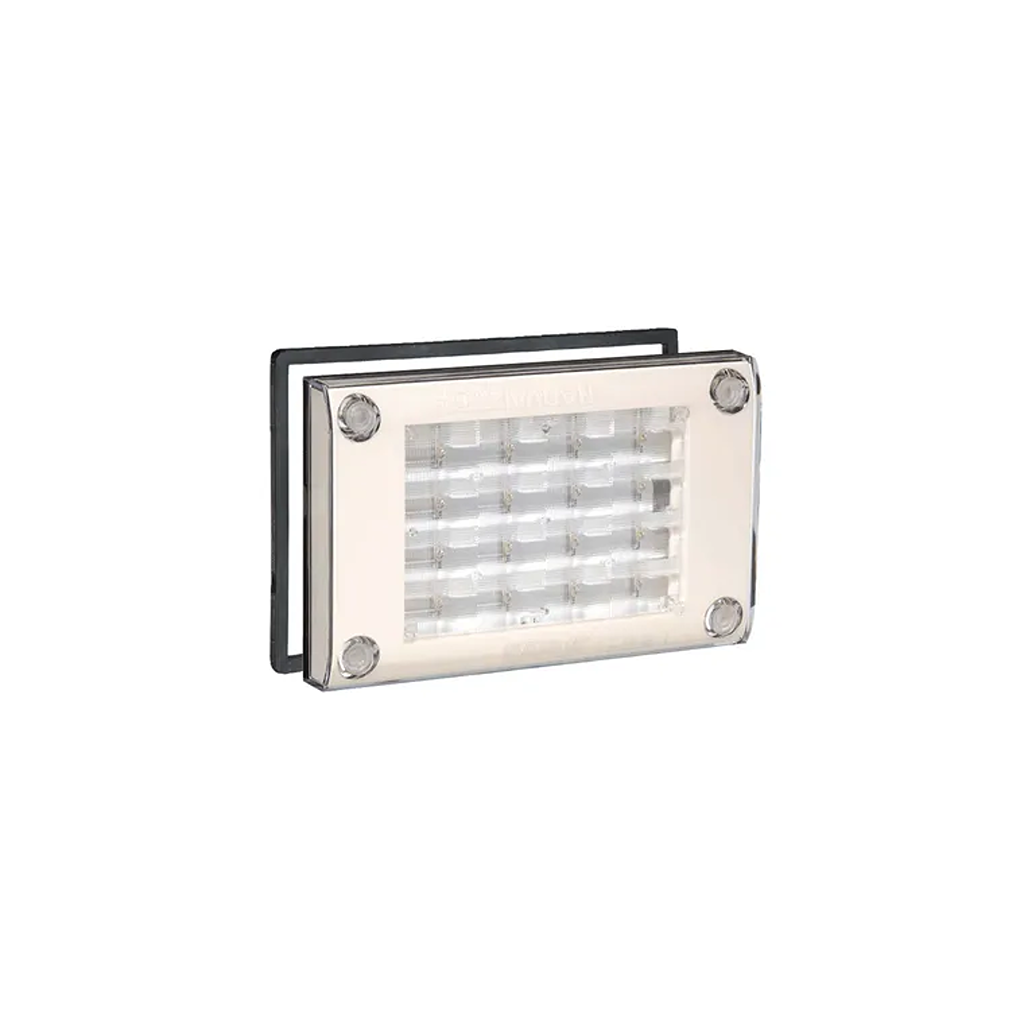 Reverse Lamp, Narva, Horiziontal LED, 0.5m Cable, Gasket, Security Plugs, 9-33v, White - Each