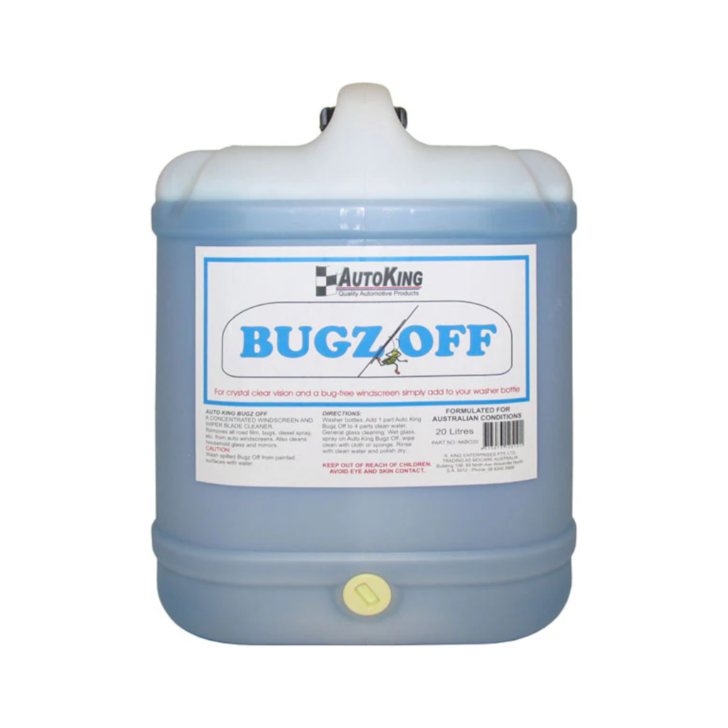 Automotive Cleaner, Auto King, Bugz Off Windscreen Cleaner 20lt, Drum - Each