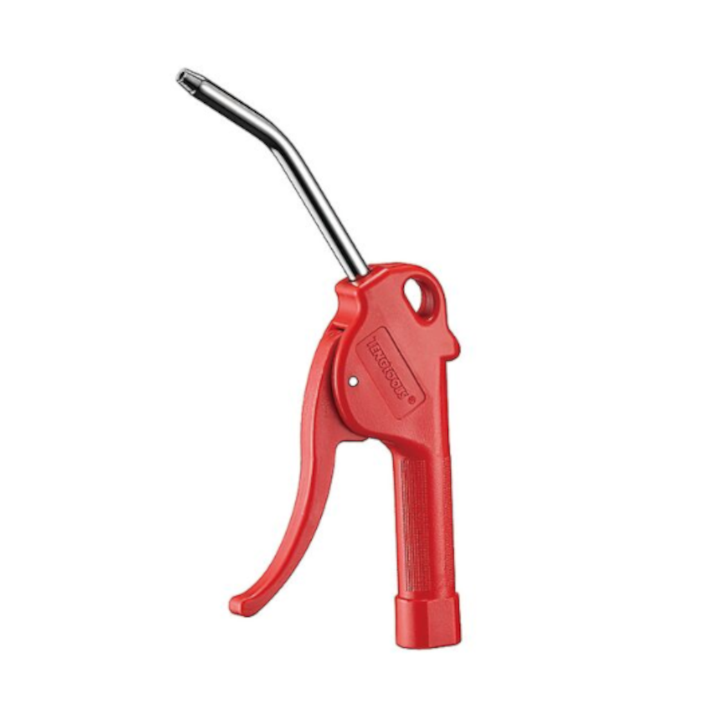 Air Blow Gun, Teng Tools, 100mm Angle Tip, Overall Length 212mm - Each