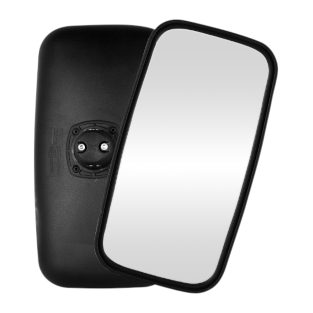 Mirror, ECCO, ABS Body Mirror, Black, Convex R1800, 225 x 415 x 121mm - Each