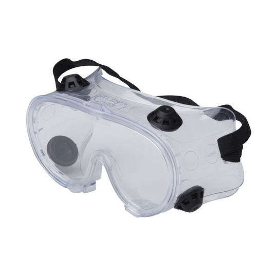 Safety Goggles, Maxisafe, Direct Ventilation, Economical Style, Clear - Each
