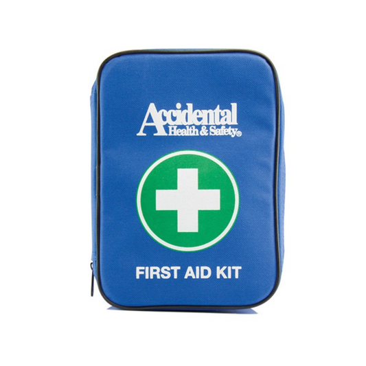 First Aid Kit, Deluxe Kit, Blue, 56 Pieces, 265 x 200 x 75mm - Each
