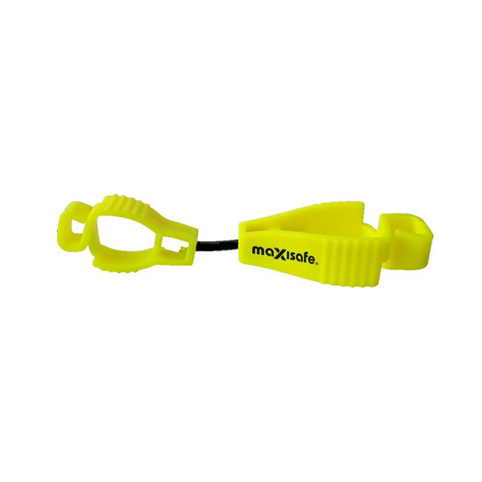 Safety Glove Guard Clip, Yellow - Each
