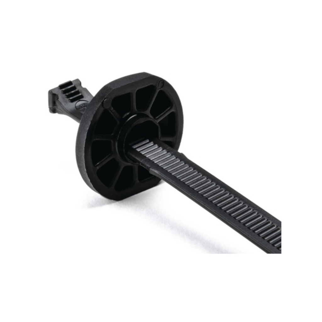 Cable Ties, Button Head Chassis Ties, 375 x 7.6mm - 250 Pack
