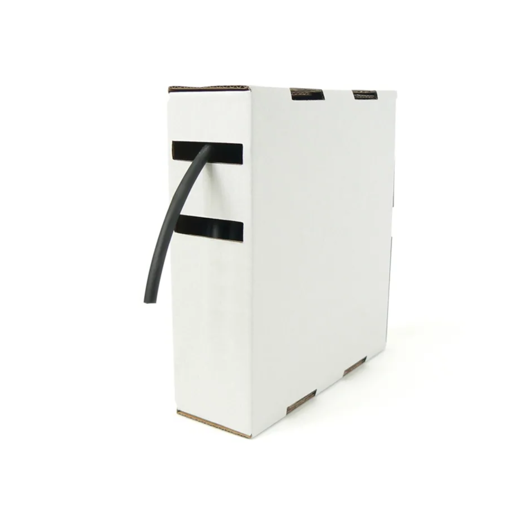 Heatshrink, Box, 3:1 Ratio, Black, 24mm - 3m Roll