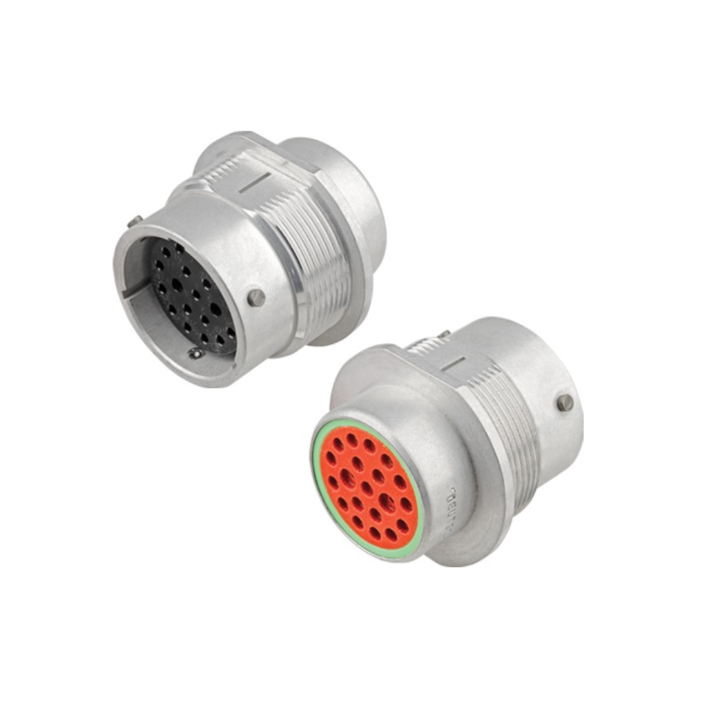 Connector, Deutsch Receptacle Mounting Flange, 10 Position, 22-14 AWG - Each