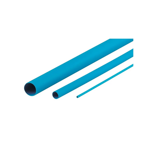 Heatshrink, Thin Wall, 2:1 Ratio, Blue, 6.4 to 3.2mm - 1.2m Length