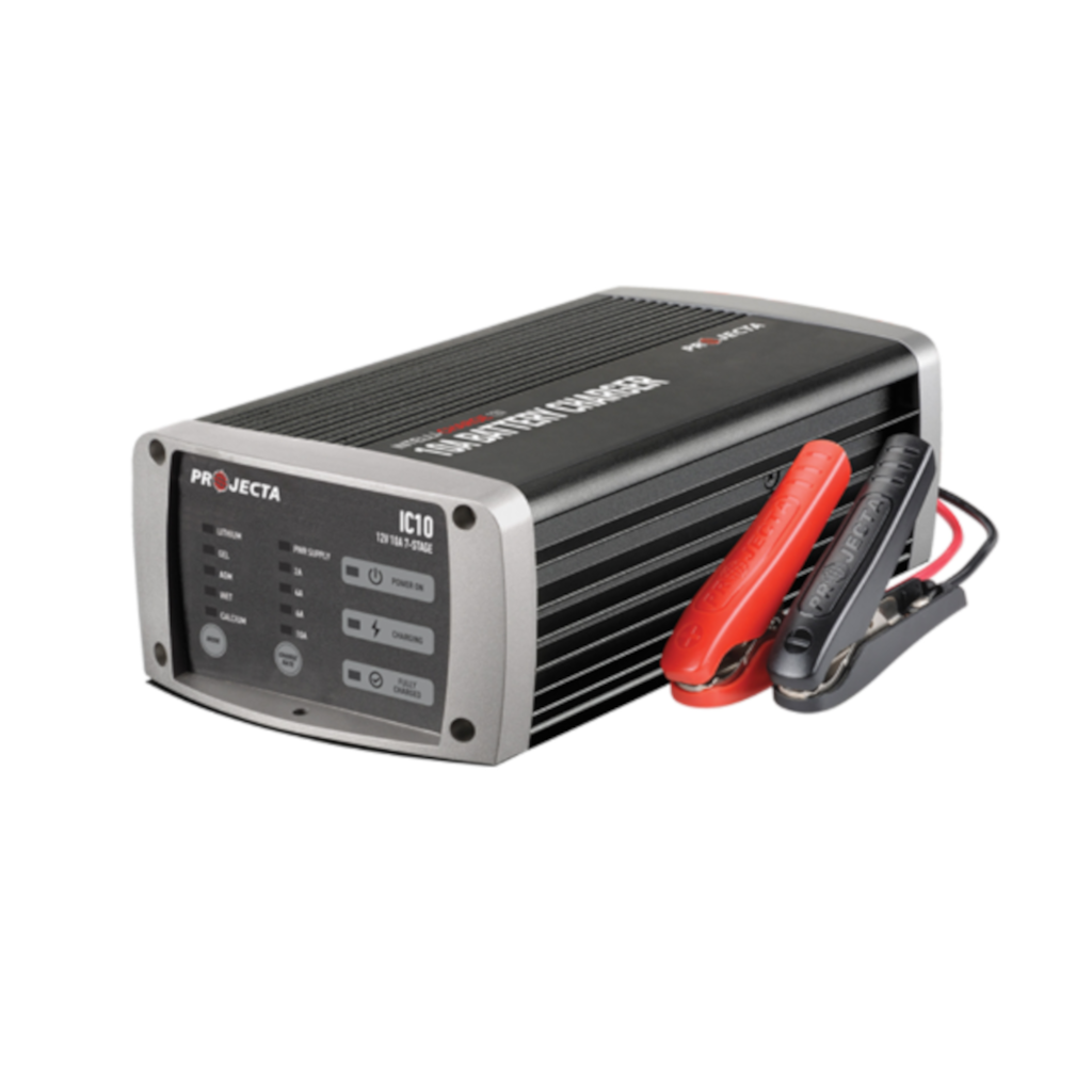 Battery Charger, Dual Lead Acid/Wet, Lithium, 7 Stage, 12v, 10a - Each