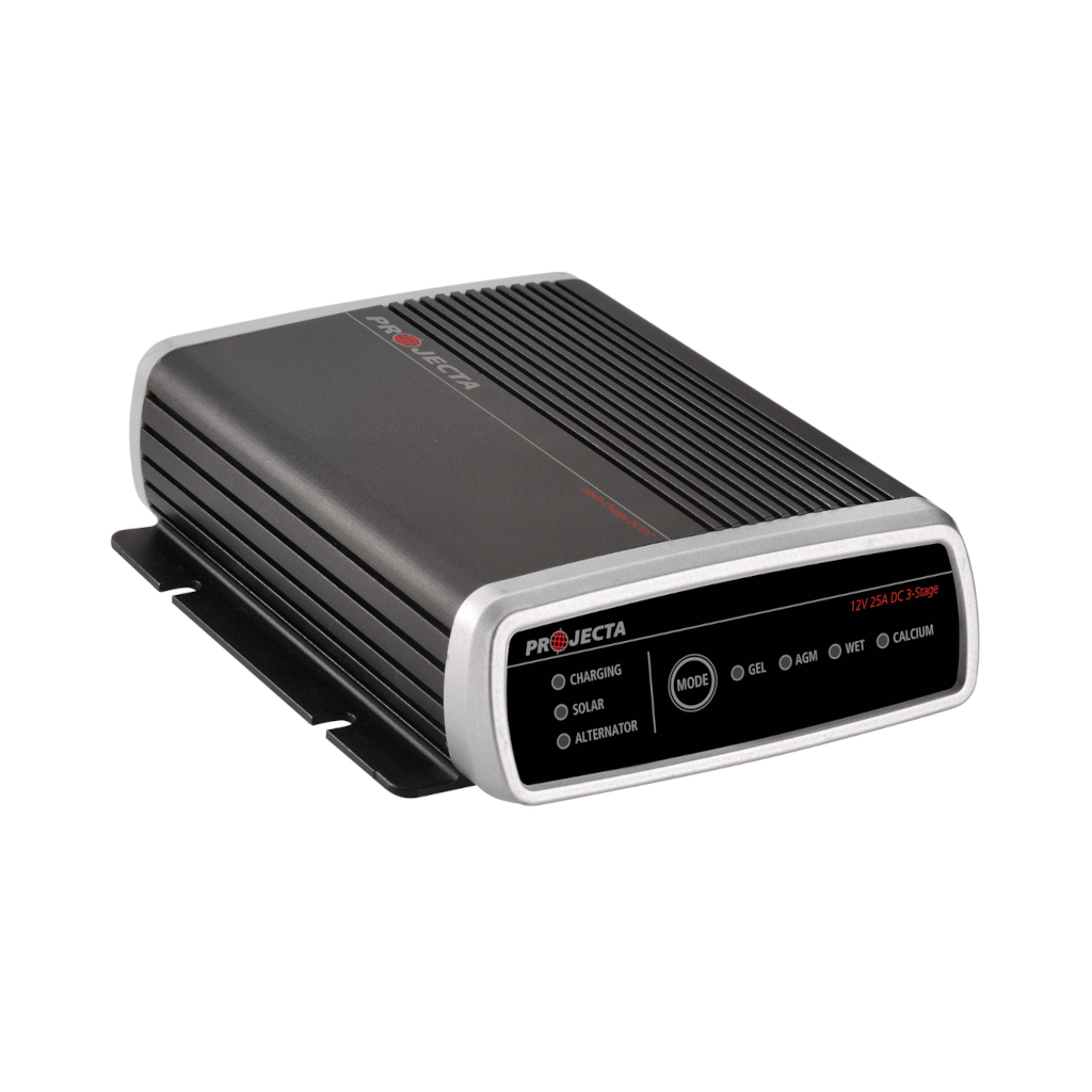 Battery Charger, Projecta, DC/Solar, 3 Stage, Automatic, 9-32v, 25a - Each