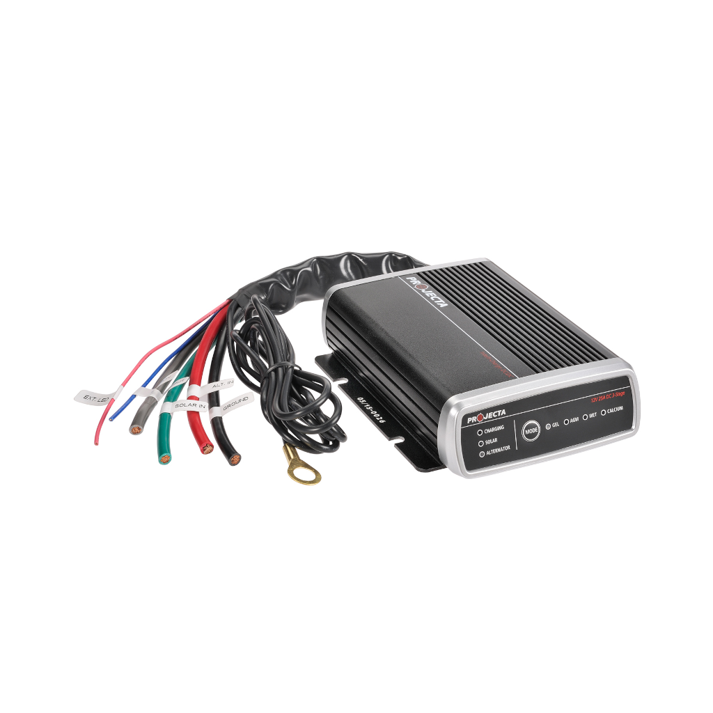 Battery Charger, Projecta, DC/Solar, 3 Stage, Automatic, 9-32v, 25a - Each