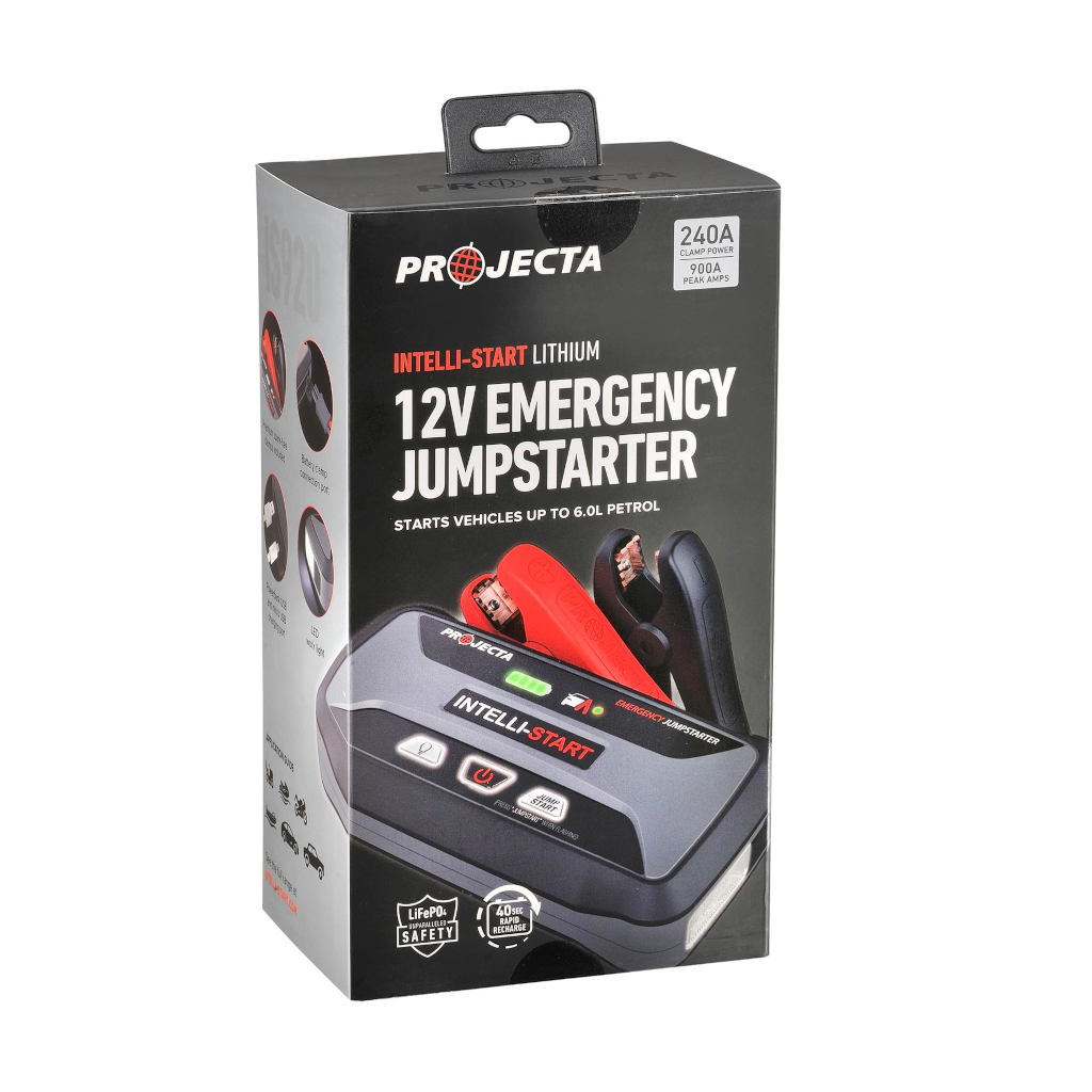 Jump Starter, Projecta, Lithium Intelli-Start, 12v, 900a - Each
