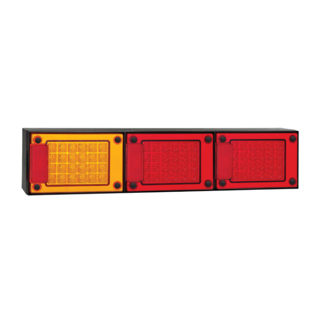 Combination Lamp, LED Autolamps, J3 Series, LED, Jumbo, Stop/Tail/Indicator, 12-24v - Each