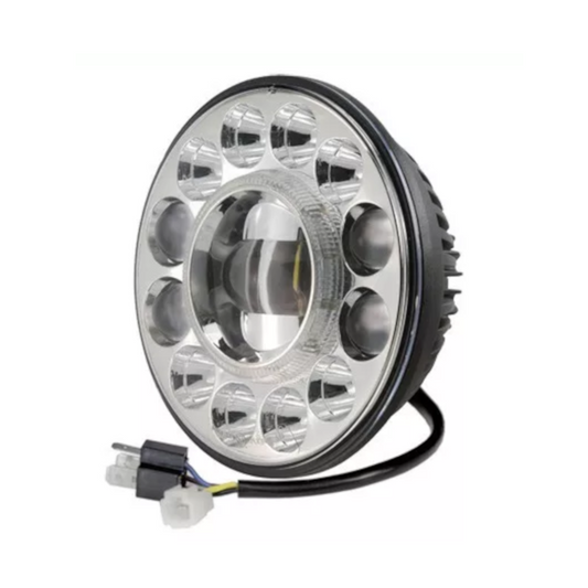 Headlamp, Whitevision, LED High/Low/Park, 9-33v, 178mm - Each