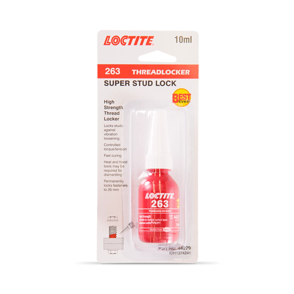 Sealant, Loctite 263, High Strength Stud Locker, 10ml - Each