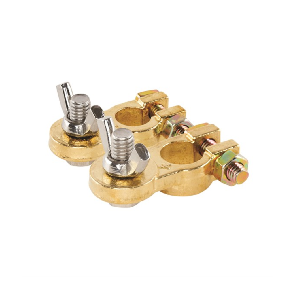 Battery Terminal, Heavy Duty Wingnut Positive, 3/8" - Each