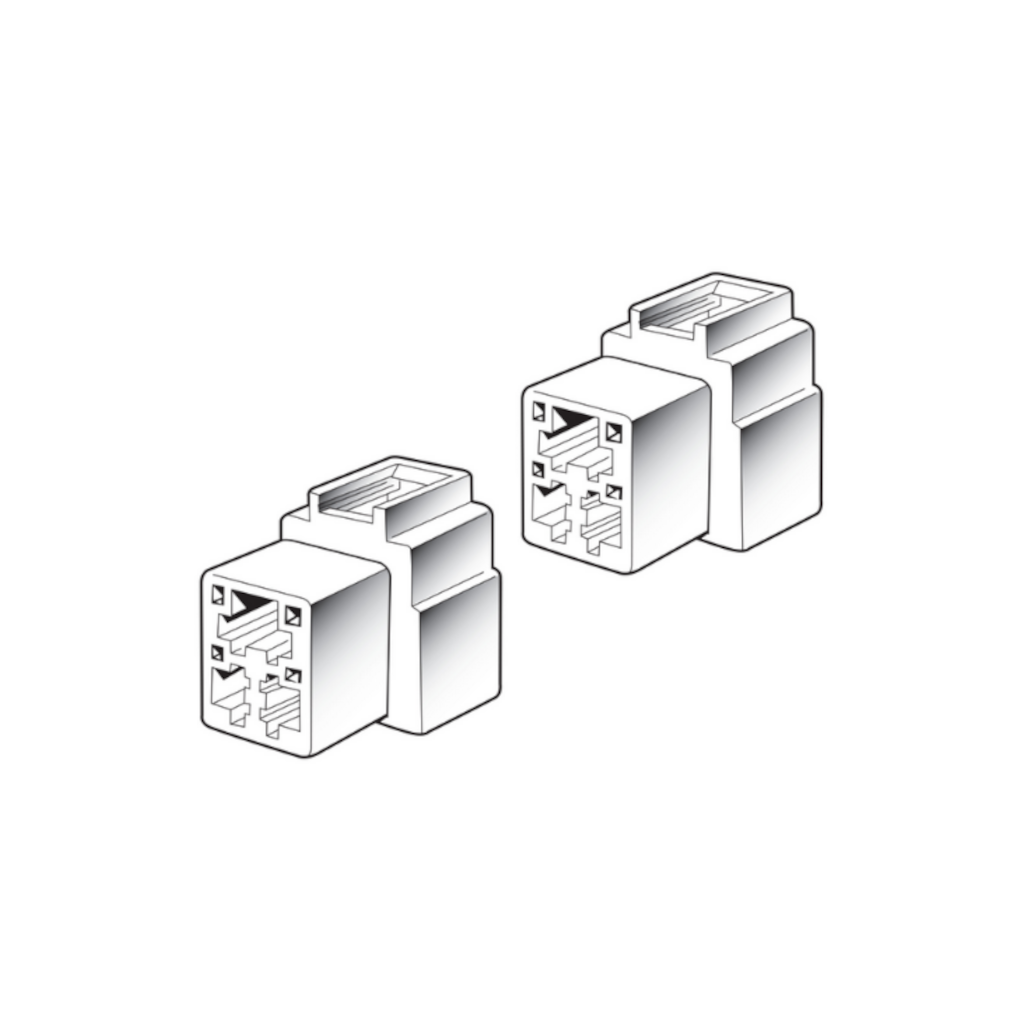 Connector Kit, Narva, Quick Connector, 3 Way (3 Pin), Male/Female with Terminals - Each