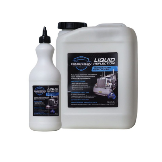 Metal Polish, Liquid Reflection, Omikron, 250ml - Each