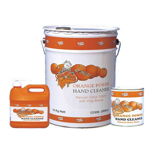 Hand Cleaner with Pump, Orange Power, with Lanolin and Citrus, 5kg - Each