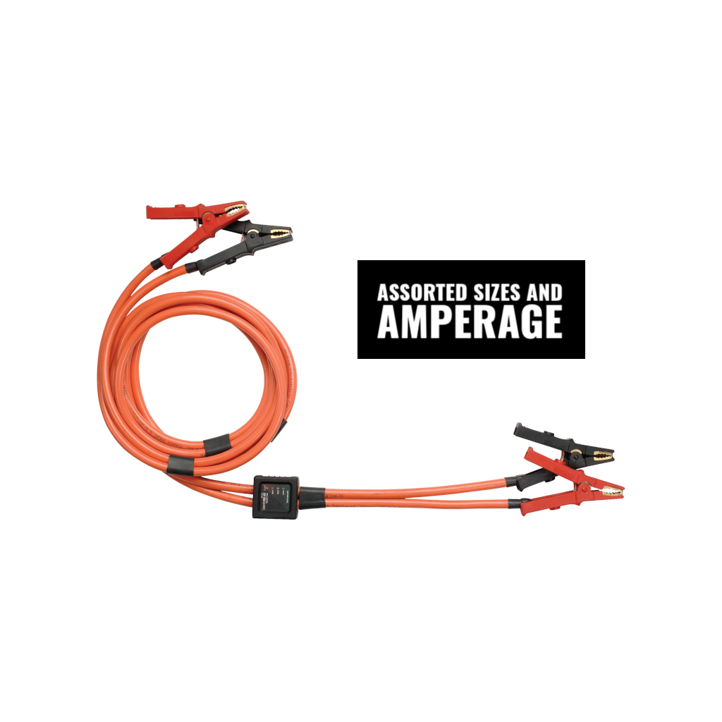 Booster Cables (Jumper Leads), Heavy Duty Nitrile, Anderson Connector - Each