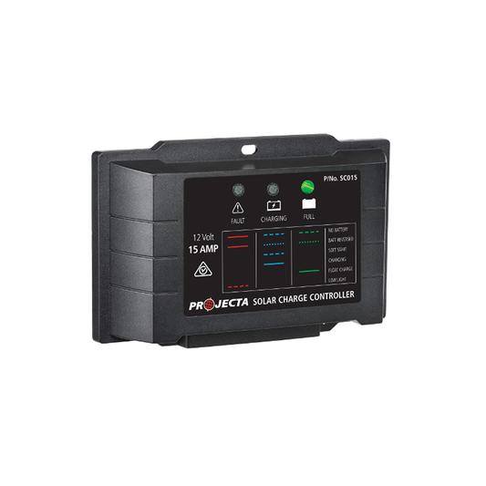Solar Charge Controller, Projecta, 4 Stage Automatic, 12v, 15a - Each