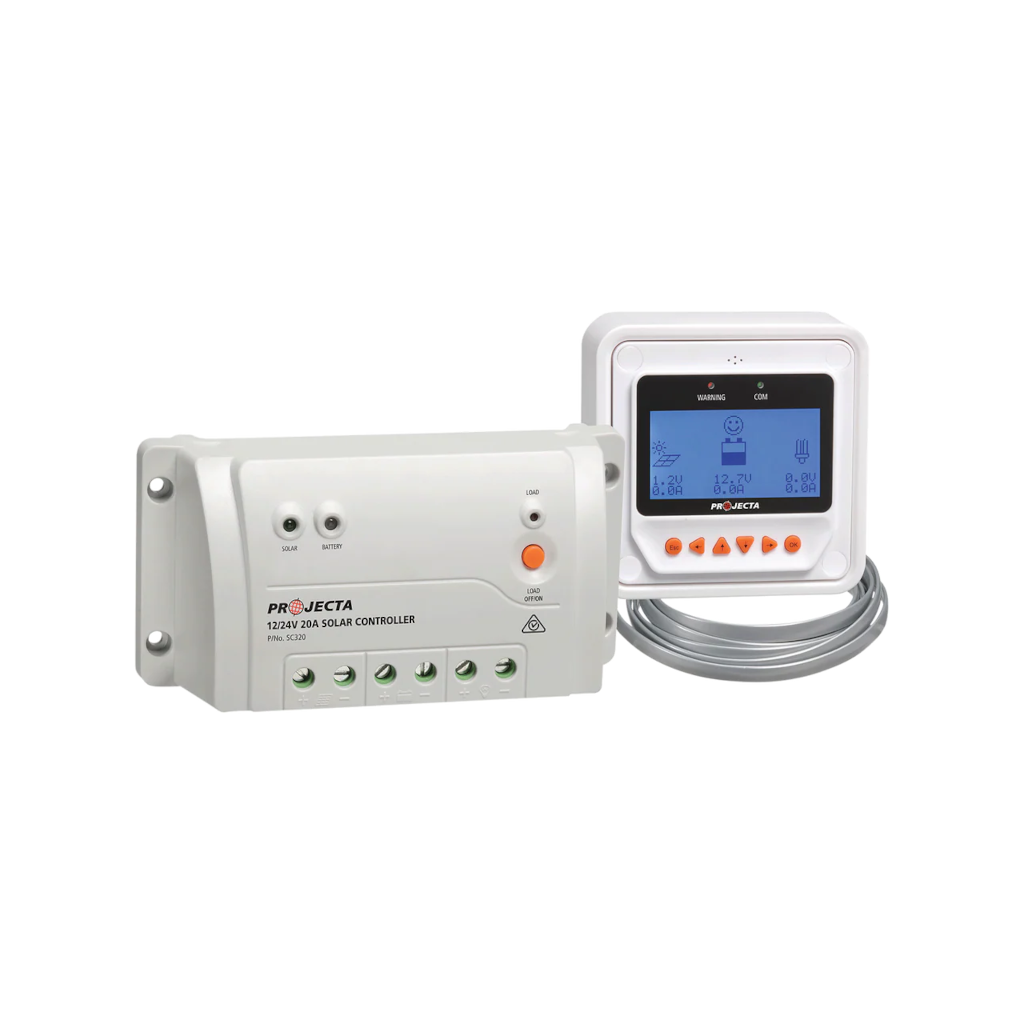 Solar Charge Controller, Projecta, 3 Stage Automatic, 12/24v, 20a - Each