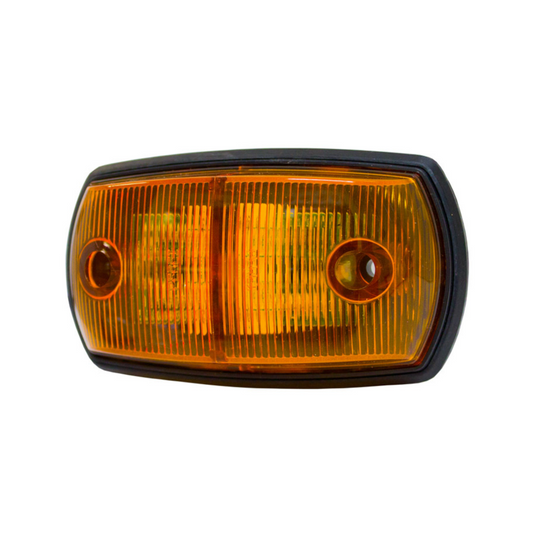 Marker Lamp, Whitevision, LED Side Marker Surface Mount, 9-33v, Amber - Each