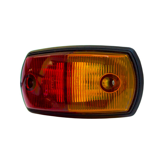 Marker Lamp, Whitevision, LED Side Marker Surface Mount, 9-33v, Amber/Red - Each