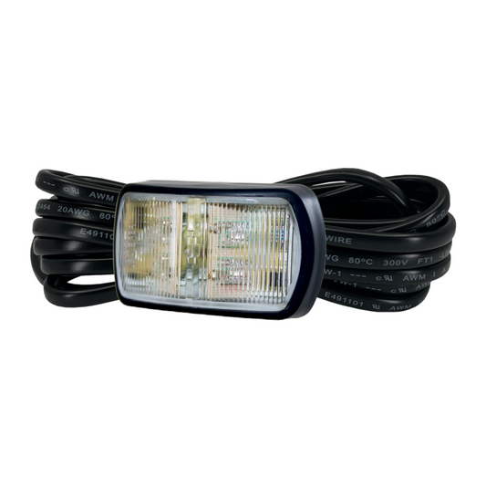 Marker Lamp, Whitevision, LED Side Maker, 9-33v, 3m Cable, Red/Amber - Each