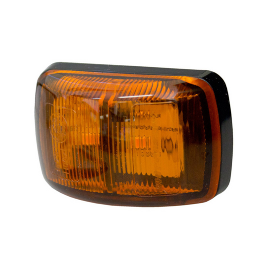 Marker Lamp, Whitevision, LED Side Marker, 9-33v, 0.5m Cable, Amber - Each