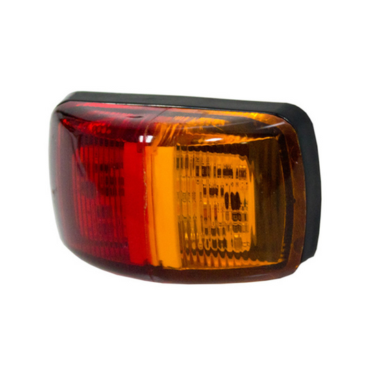 Marker Lamp, Whitevision, LED Side Marker, 9-33v, 0.5m Cable, Red/Amber - Each