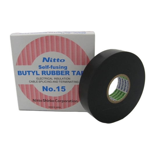 Self-Fusing Electrical Insulating Tape, Nitto, Splicing/Terminating - 10m Roll