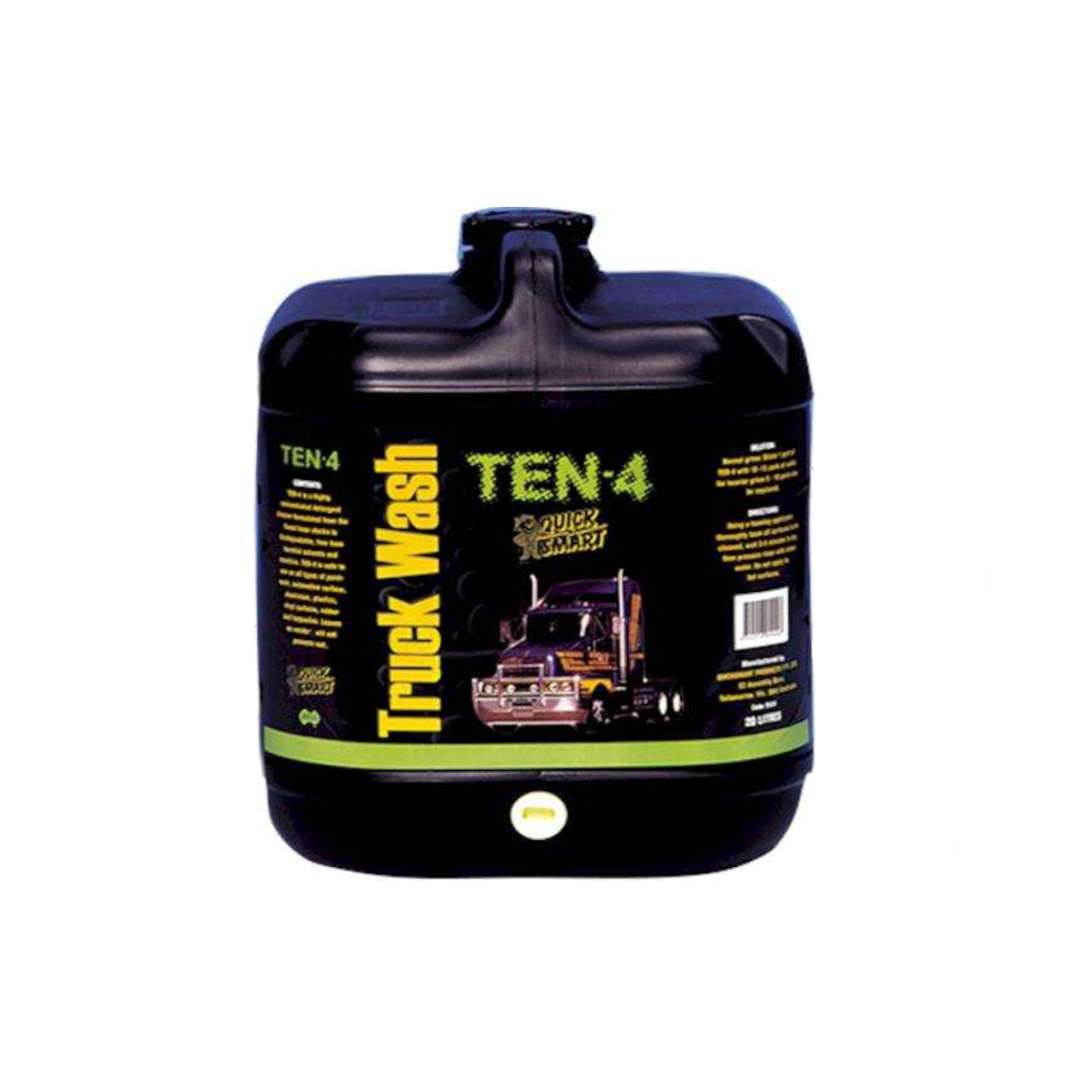 Truck Wash Cleaner, Ten-4, High Concentrate Detergent (34%), Suits Pressure Washer, 200lt - Each