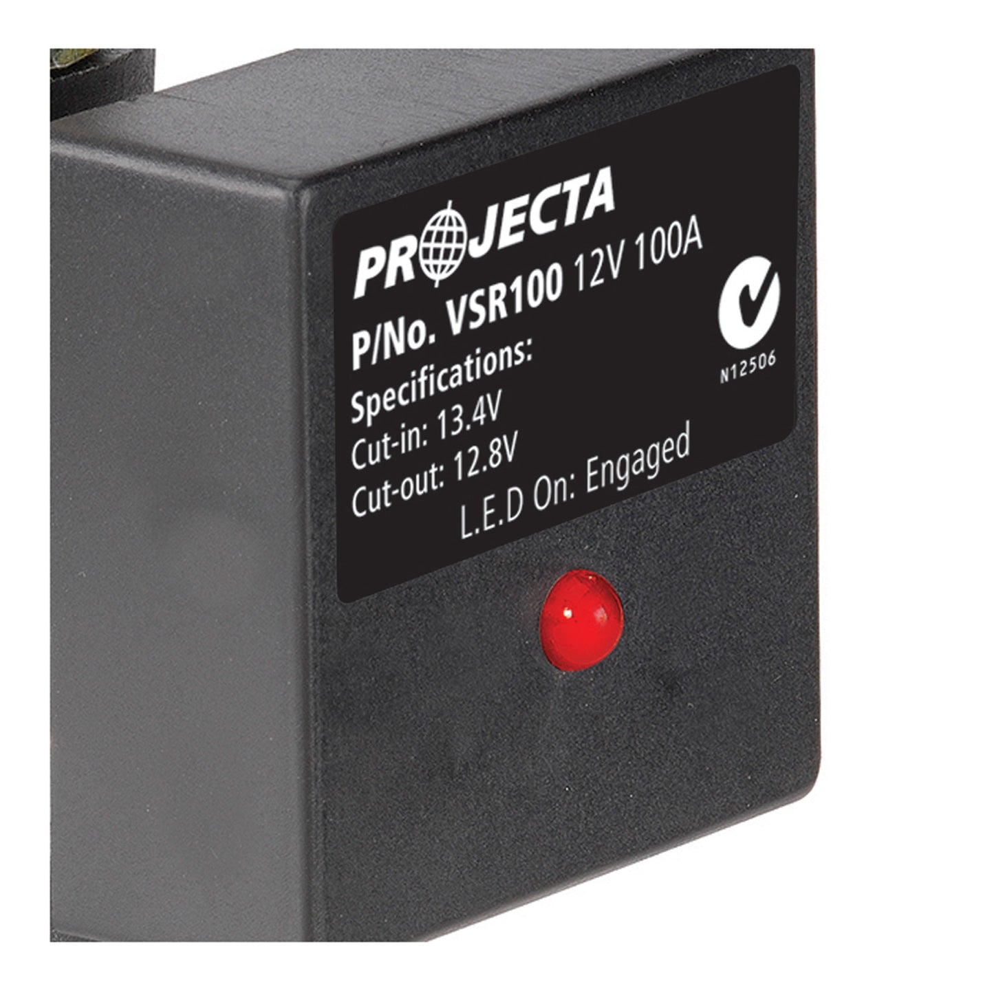 Voltage Sensitive Relay, 12v, 100a - Each