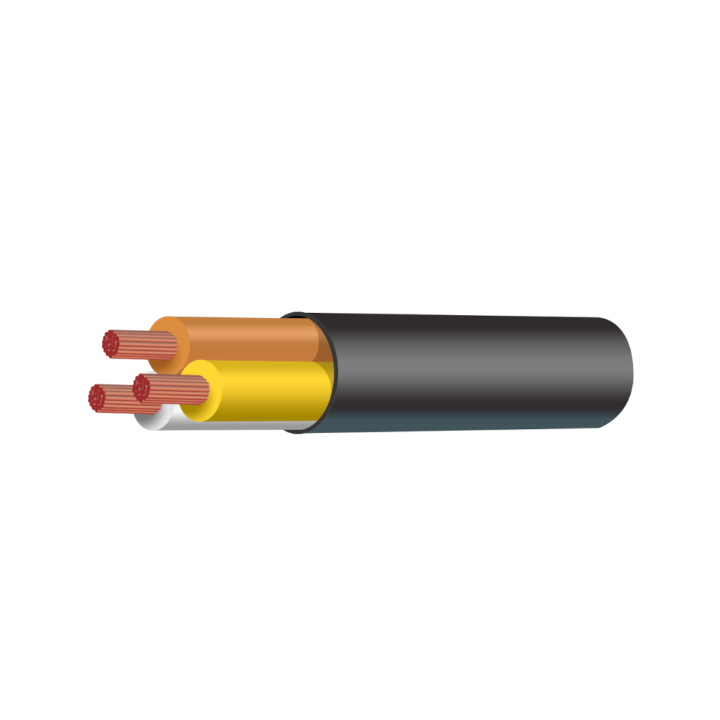 Cable, 3 Core, 3.0mm (1.13mm^2) - 100m roll